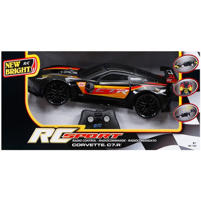 Игрушка р/у Corvette C7R (Чёрный)