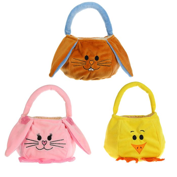 Мягкая сумочка "Зоопарк" цвета МИКС