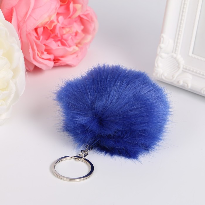 Пушистик на кольце "Совушка оберегает от сглаза"