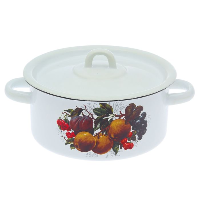 Кастрюля цилиндрическая 2 л "Йогурт" с петлёй