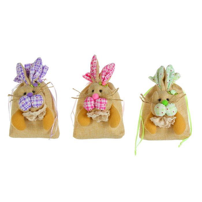 Подарочная сумочка "Усатый зайка" цвета МИКС