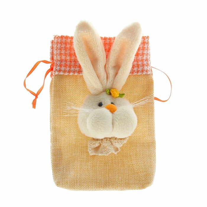 Подарочная сумочка "Ушастый зайка" цвета МИКС