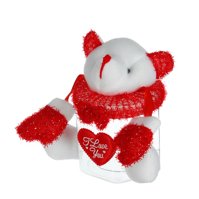 Подарочная упаковка "Мишутка" с лапками, виды МИКС