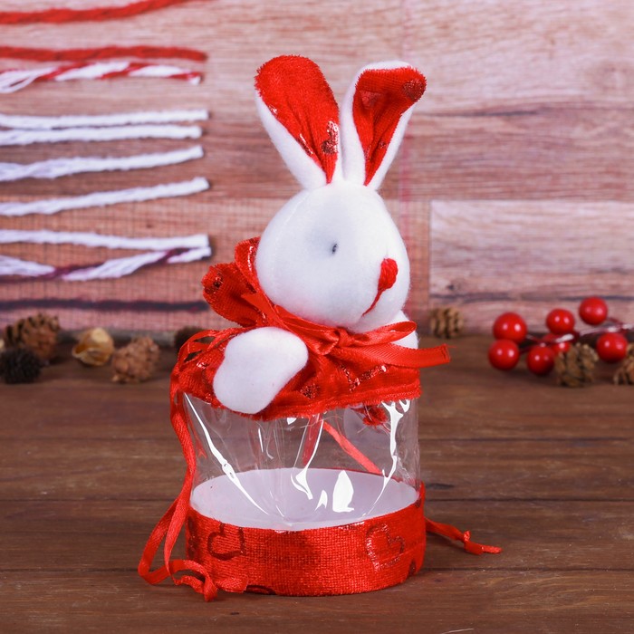 Подарочная сумочка "Заинька" с лапками