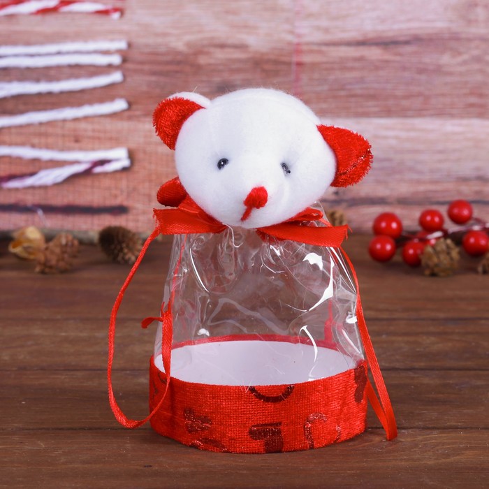 Подарочная упаковка "Мишутка" с бантиком