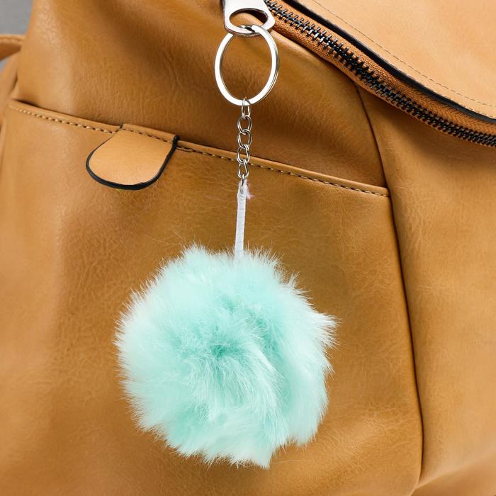 Пушистик на кольце "Синичка исполняющая желание"8х8х8 см