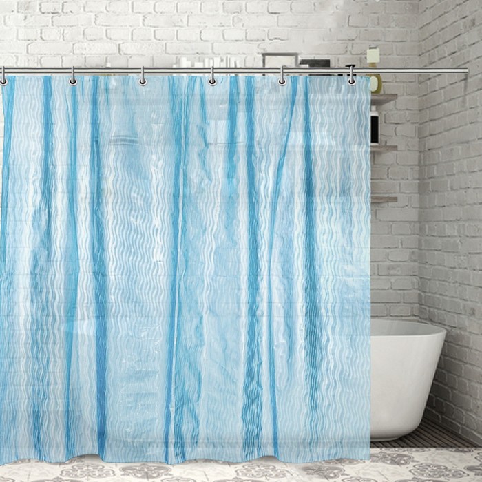 Штора для ванной 180х180 см "Синева", EVA