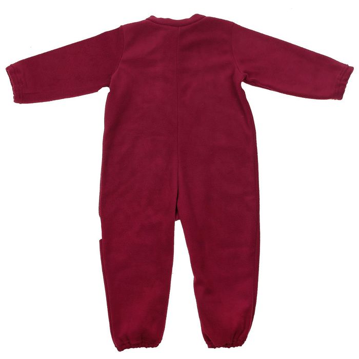 Комбинезон для девочки "Крошка Я" Бордо, рост 68-74 см, флис