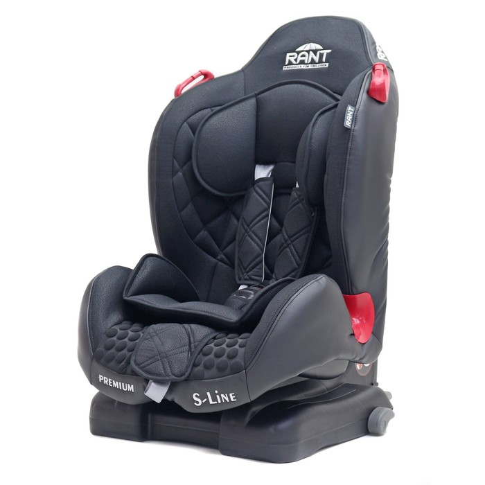 Автокресло PREMIUM isofix, группа 1-2 (9-25 кг), чёрный