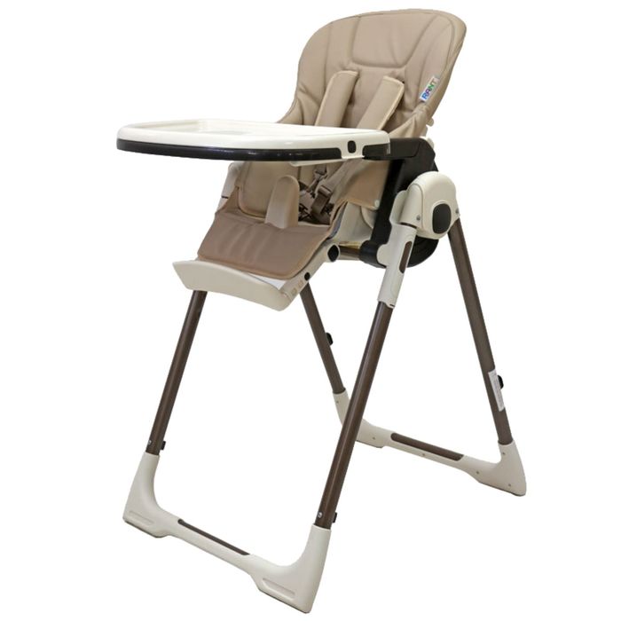 Стол-стул "Crystal" (PU leather) ЭкоКожа/Бежевый