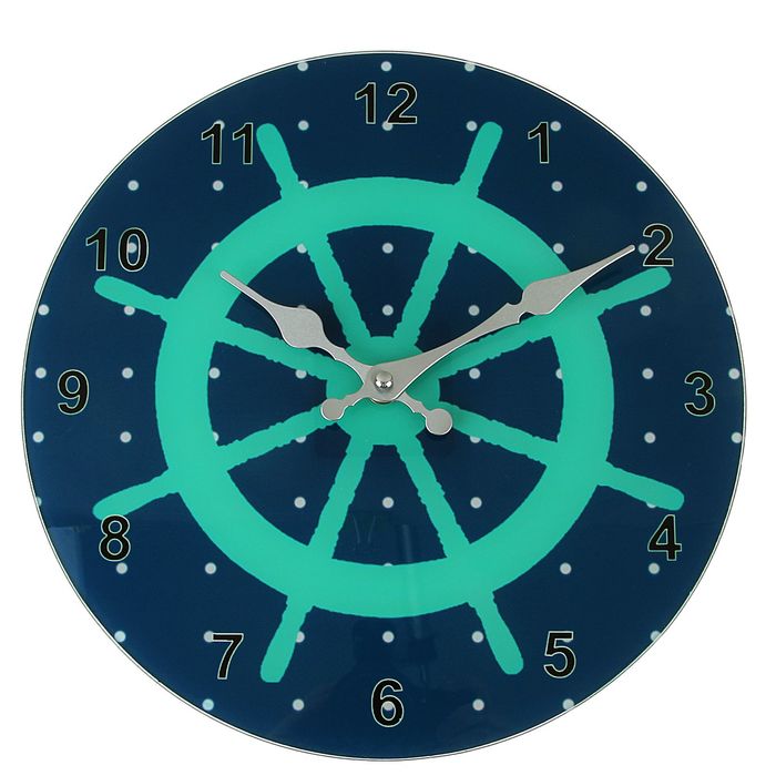 Часы настенные круг серия "Есения" Руль d=30см