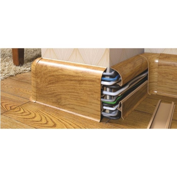 Напольный Плинтус 8511 дуб античный