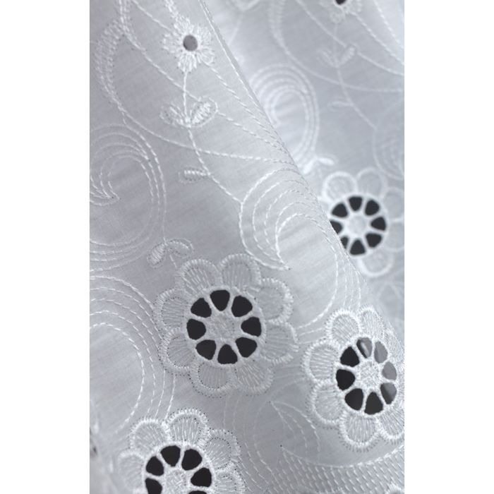 Комплект гардин, 300х60 см-1 шт, 300х40 см-1 шт, цвет белый