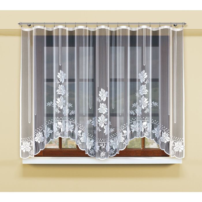 Гардина, размер 150х300 см, цвет белый