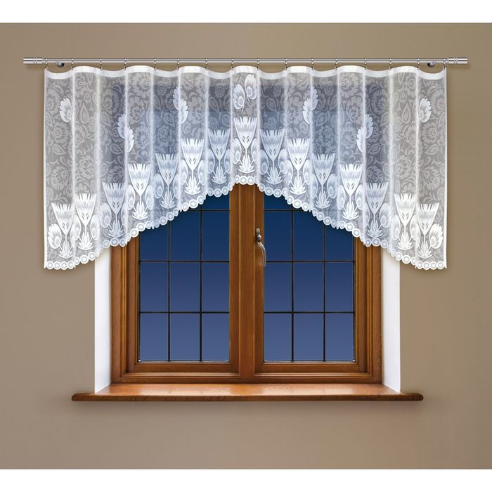 Гардина, размер 140х300 см, цвет белый