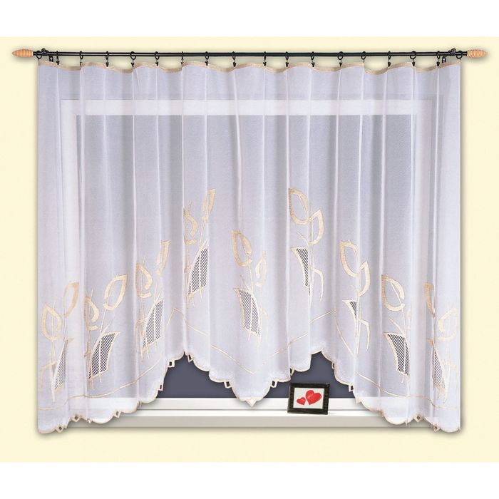 Гардина размер 150х300 см, цвет золото