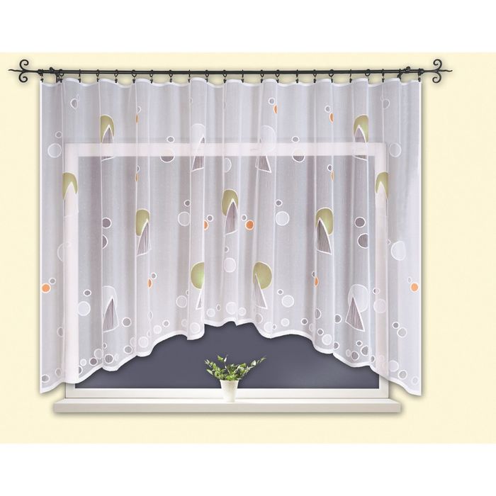 Гардина размер 1740х300 см, цвет коричневый