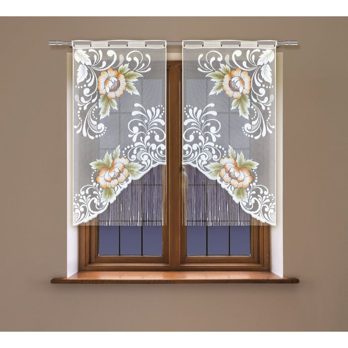 Комплект гардин 60х160 см-2 шт, цвет белый