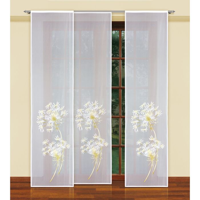 Гардина-панно, размер 60х250 см, цвет белый