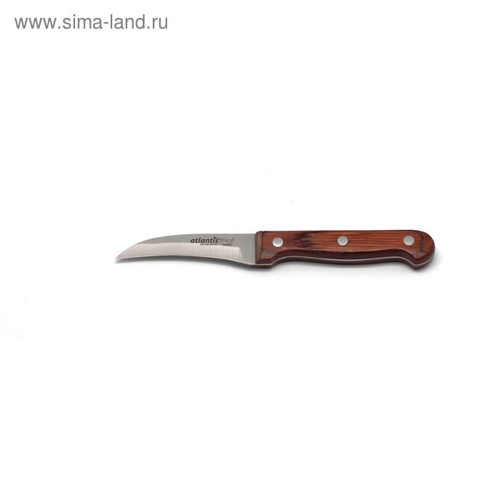 Нож разделочный Atlantis, цвет коричневый, 7 см нож atlantis 24310 sk нож разделочный 7см