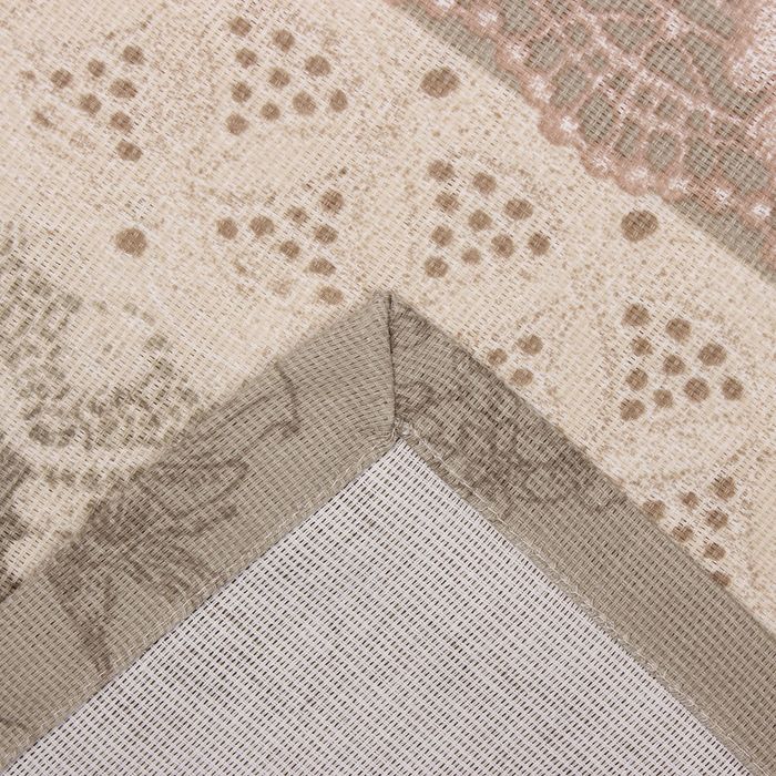 Скатерть "Доляна" Кружево 220*144 см, 100% хлопок, рогожка, 164 г/м2