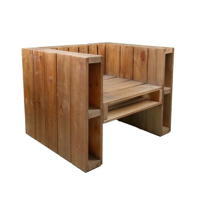 Кресло с боковой нишей для хранения "Лофт", 900 х 630 х 600