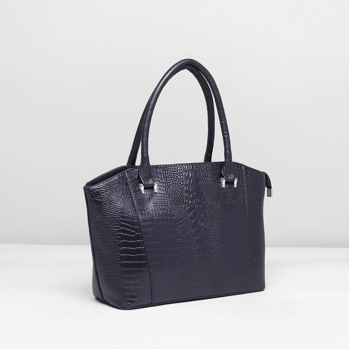 Сумка женская, 1 отдел с перегородкой, наружный карман, цвет чёрный