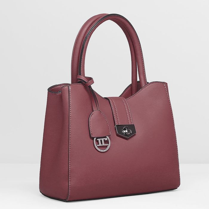 Сумка женская, 1 отдел с перегородкой, наружный карман, цвет фиолетовый