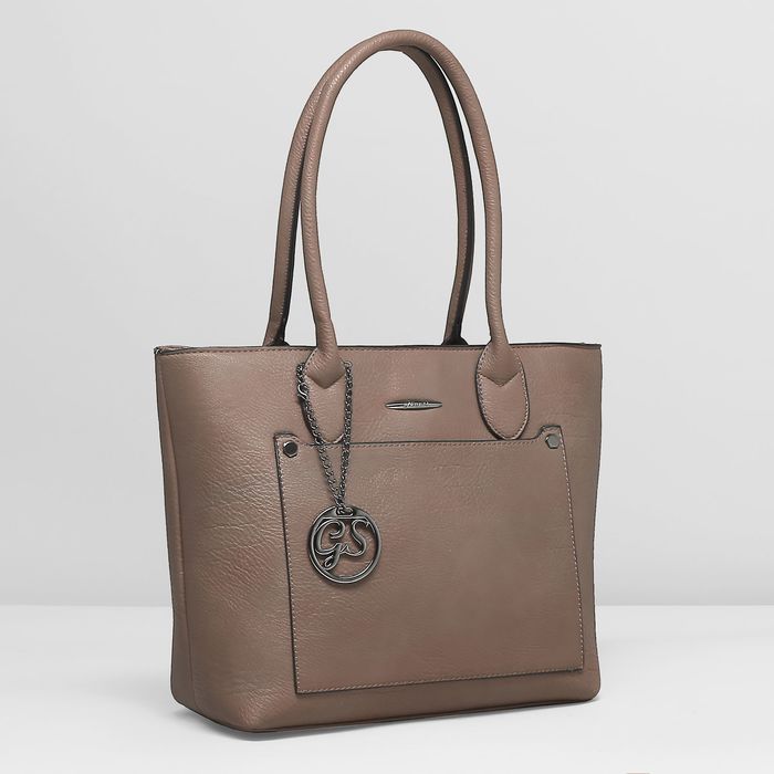 Сумка женская, 1 отдел с перегородкой, наружный карман, цвет хаки