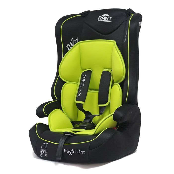 Автокресло Comix, группа 1-2-3 (9-36 кг), салатовый