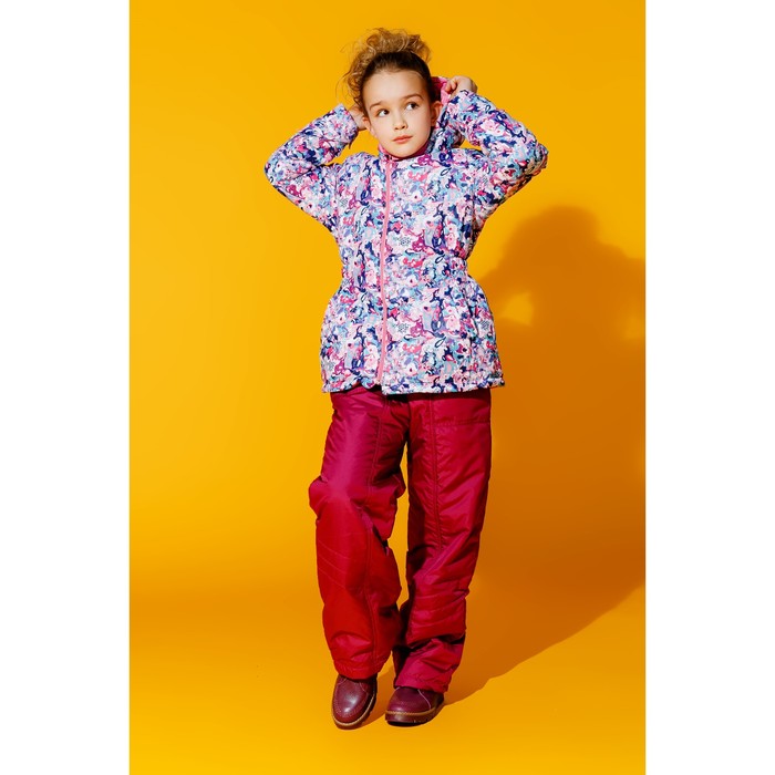 Куртка для девочки, рост 122 см, цвет розовый КД-15/8