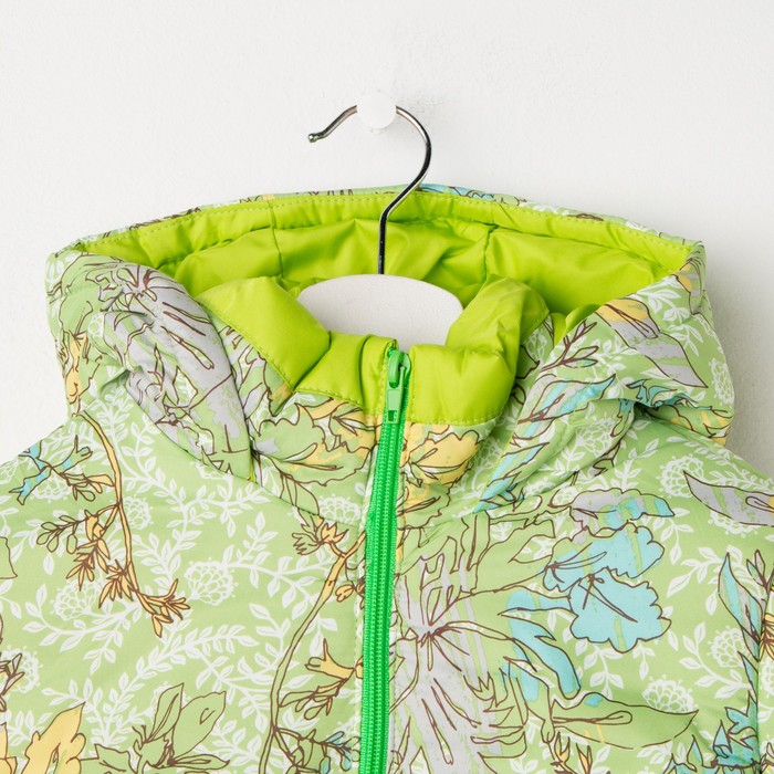 Куртка для девочки, рост 122 см, цвет лайм КД-15/14