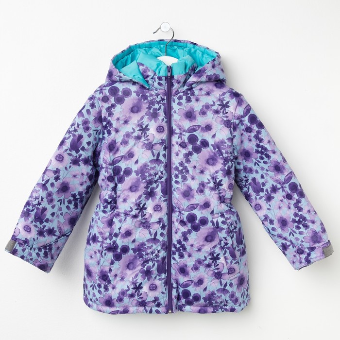 Куртка для девочки, рост 122 см, цвет сиреневый КД-15/20