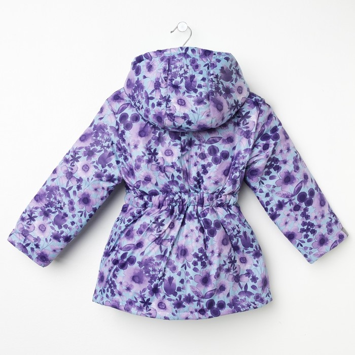 Куртка для девочки, рост 128 см, цвет сиреневый КД-15/21
