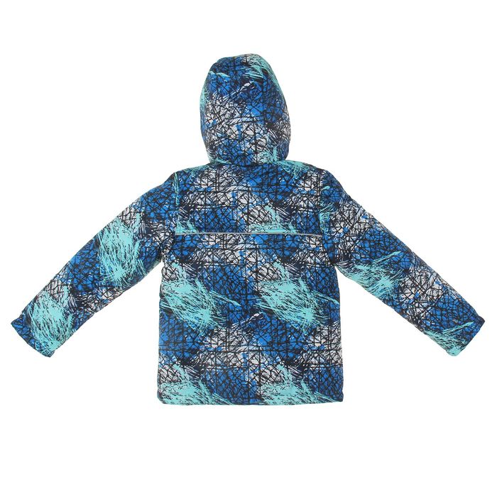 Куртка для мальчика, рост 122 см, цвет синий КМ-10/16