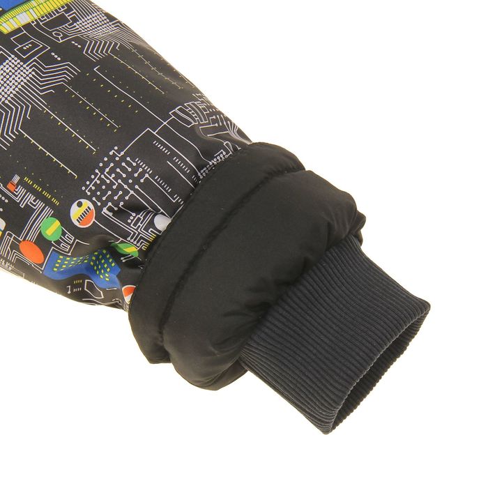 Куртка для мальчика, рост 110 см, цвет чёрный КМ-10/24