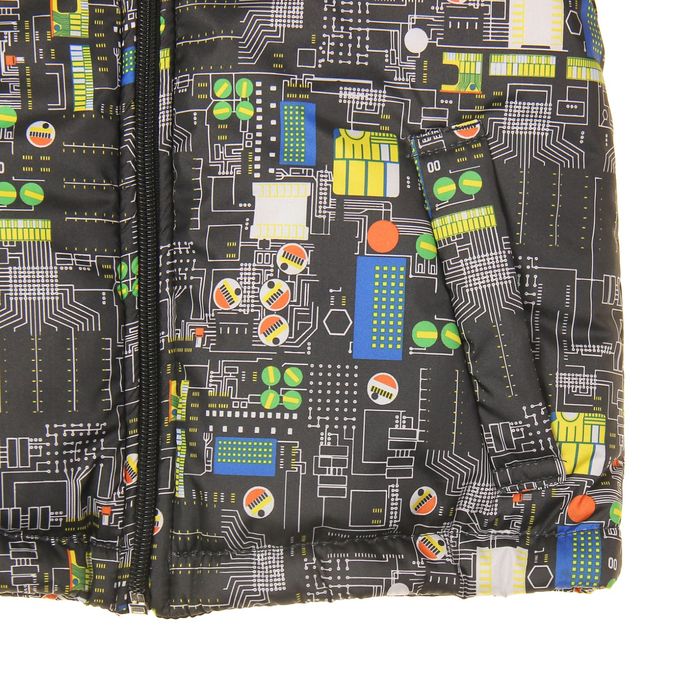 Куртка для мальчика, рост 116 см, цвет чёрный КМ-10/25