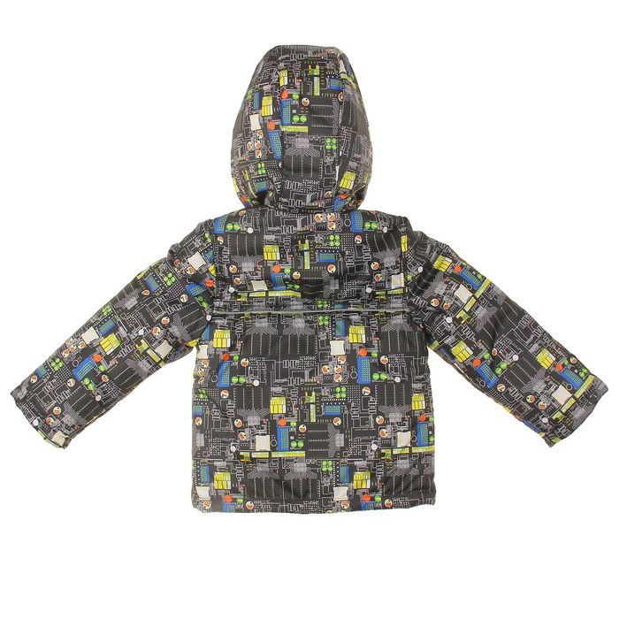 Куртка для мальчика, рост 116 см, цвет чёрный КМ-10/25