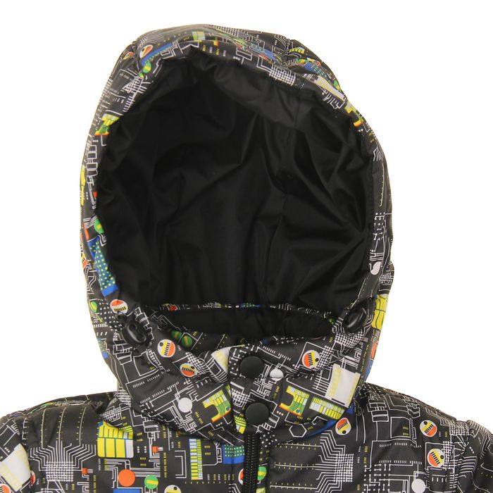 Куртка для мальчика, рост 146 см, цвет чёрный КМ-10/30