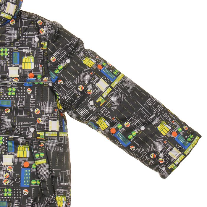 Куртка для мальчика, рост 146 см, цвет чёрный КМ-10/30