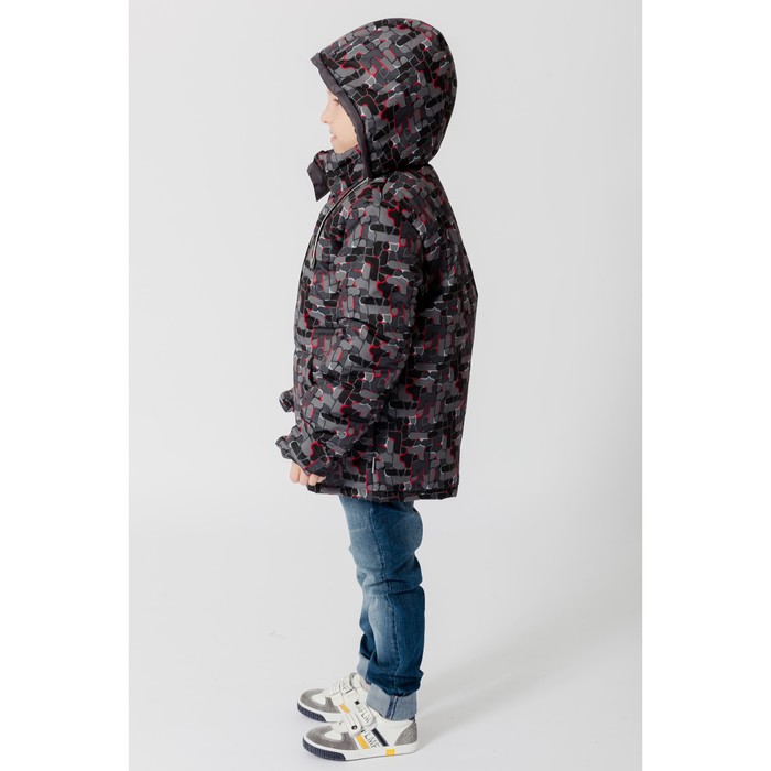 Куртка для мальчика, рост 134 см, цвет серый КМ-11/4