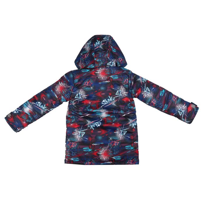 Куртка для мальчика, рост 128 см, цвет красный/синий КМ-11/15