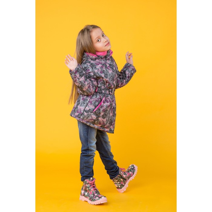 Куртка для девочки, рост 110 см, цвет бордо КД-13/10