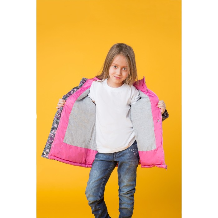 Куртка для девочки, рост 110 см, цвет бордо КД-13/10