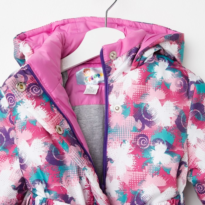 Куртка для девочки, рост 110 см, цвет сиреневый КД-13/16