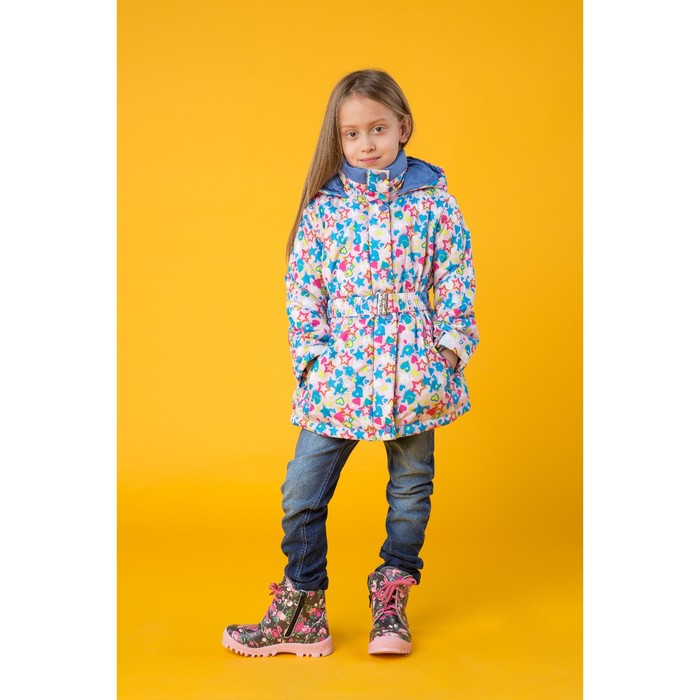 Куртка для девочки, рост 104 см, цвет голубой КД-13/21