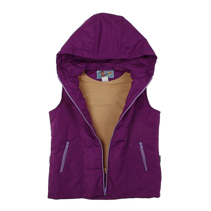 Жилет для девочки, рост 98 см, цвет фиолетовый ЖД-5/3