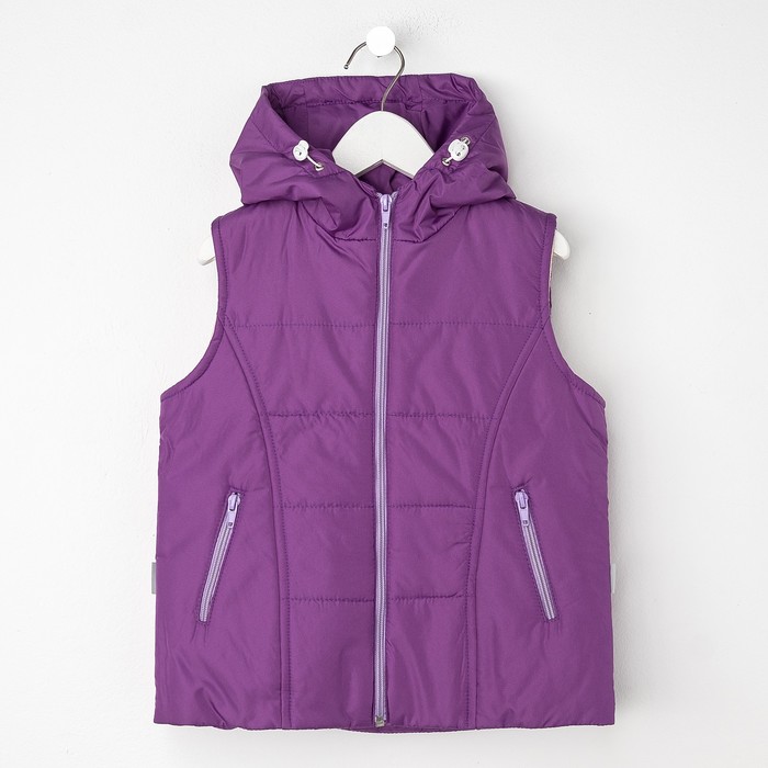 Жилет для девочки, рост 104 см, цвет фиолетовый ЖД-5/4