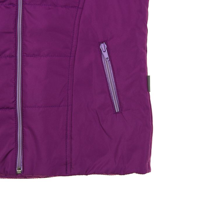Жилет для девочки, рост 128 см, цвет фиолетовый ЖД-5/8