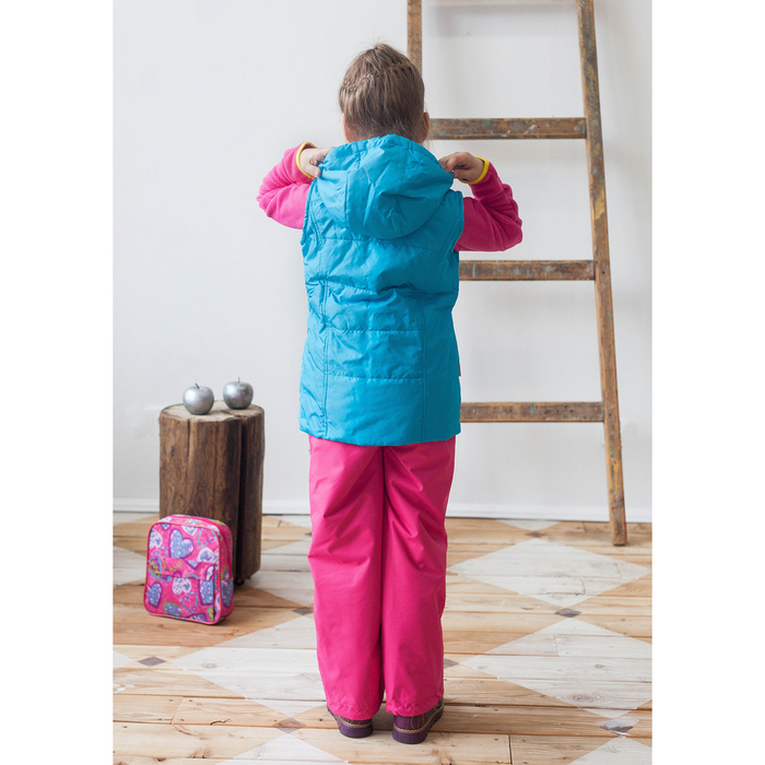 Жилет для девочки, рост 98 см, цвет бирюзовый ЖД-5/11